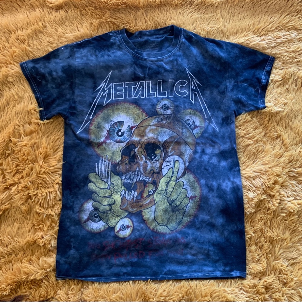 Metallic band Black t-shirt